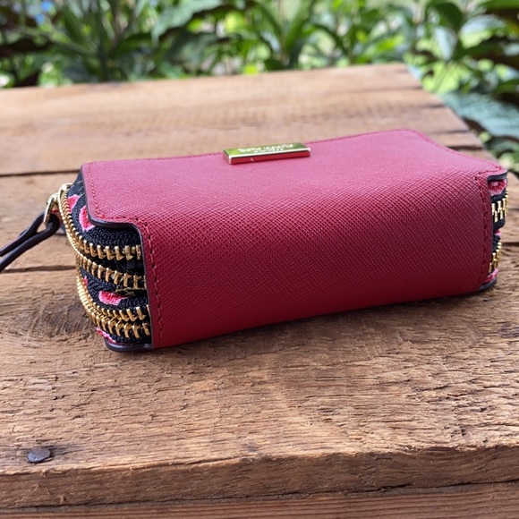 Kate Spade Laurel Way Hazy Rose Zippered Wallet - Picture 12 of 13